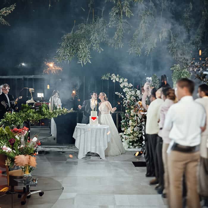 Wedding and people around