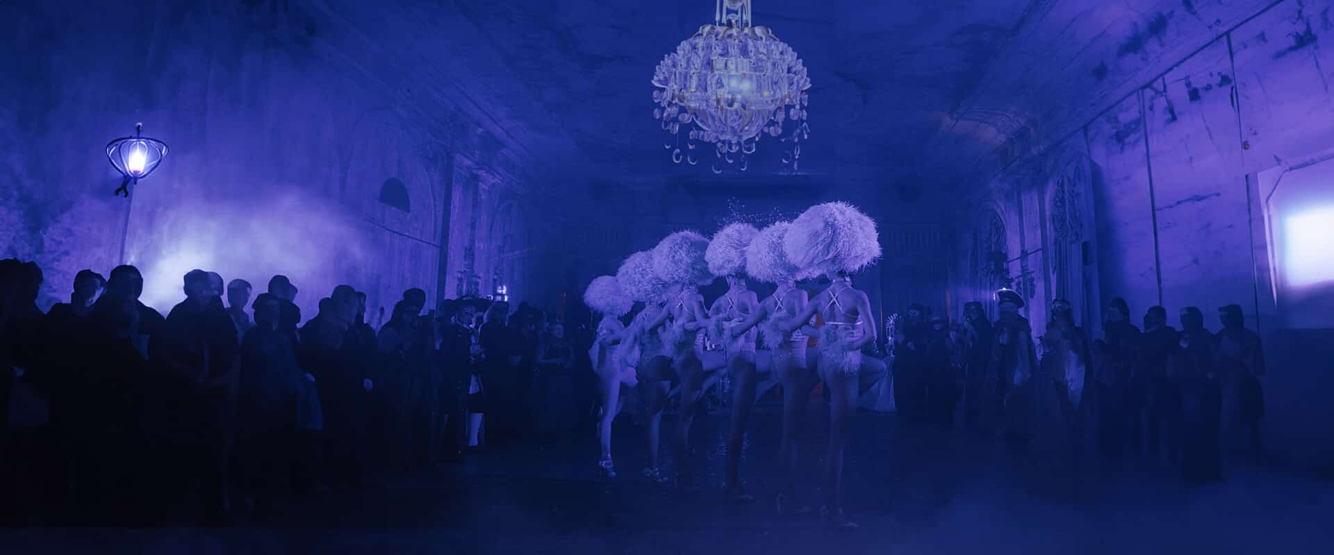 Dancers on the private event