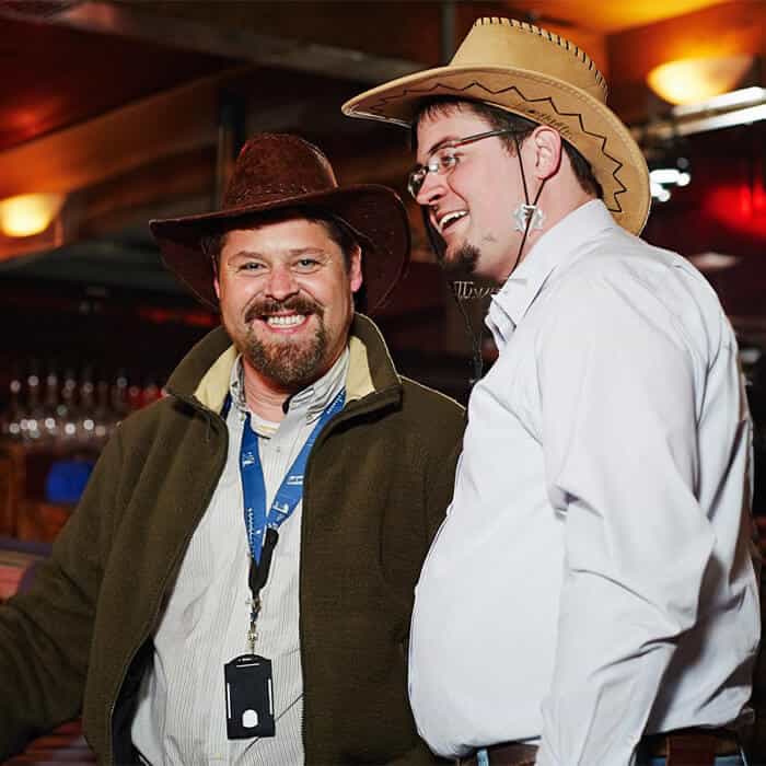 Corporate event in Coquitlam with cowboys