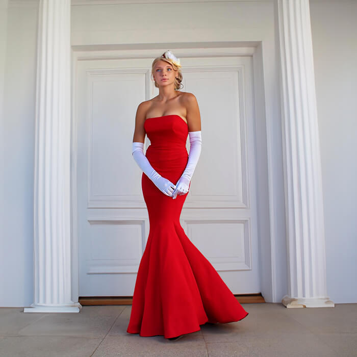 Woman in Red - Private Party in Vancouver