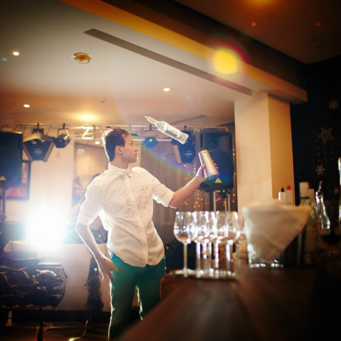 Birthday bartender event