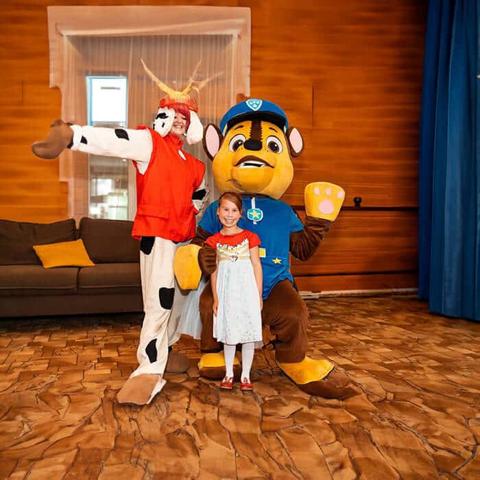 Two bears costume for birthday of Evelyn in Vancouver