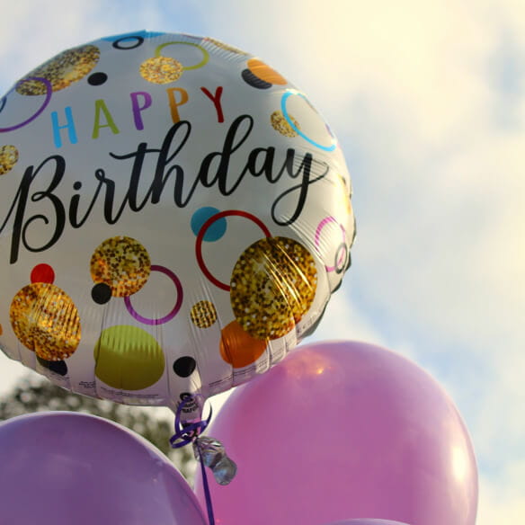 Birthday balloons
