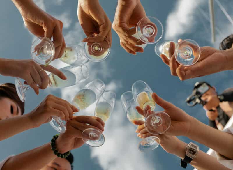 Champagne ordered for the event