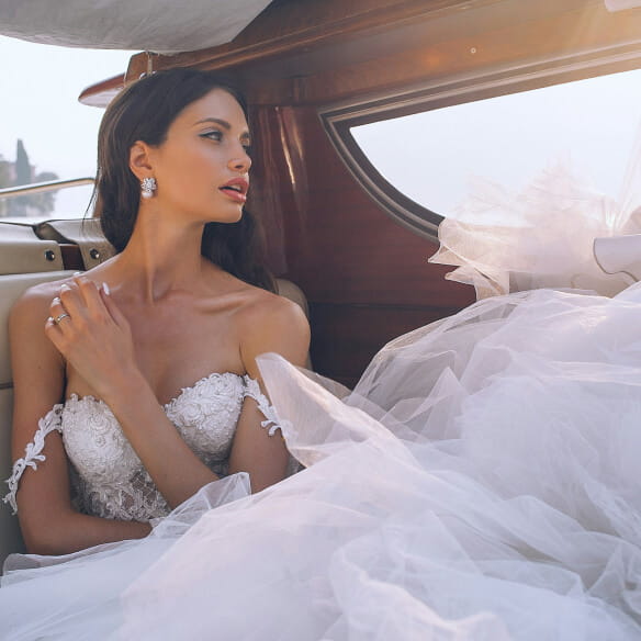 Woman in Vancouver wedding dress